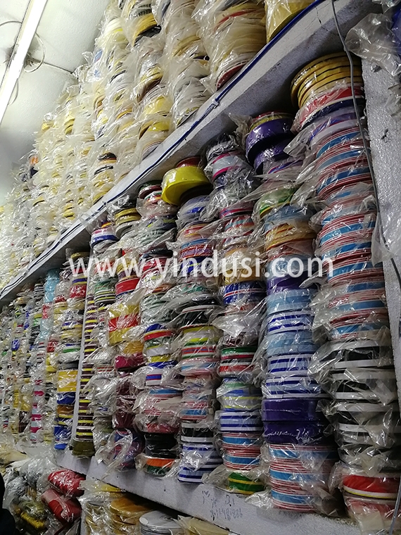 专业定制印度丝金属织带高端服装辅料织带定做-印度丝徽章金属丝织带