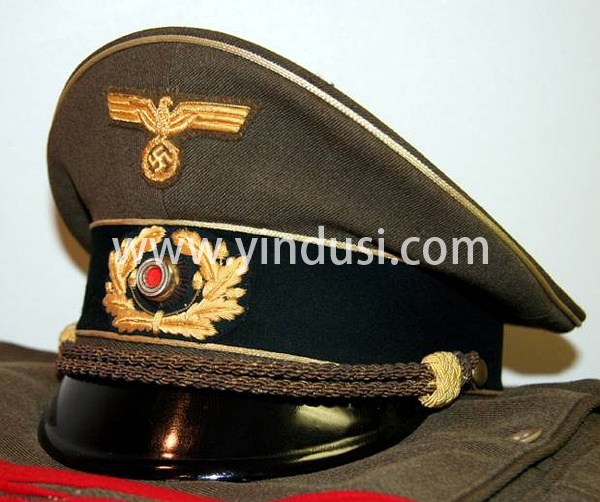 二战德国德军军帽系列，定制各种帽徽，帽檐，帽封带，帽腰案例。